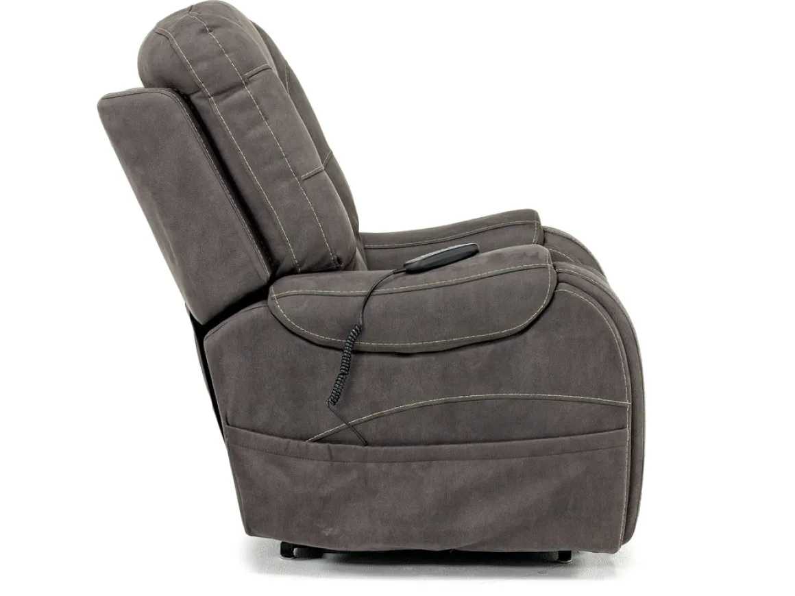 Str 3 Power Lift Chair W/ Wireless Charger In Gunmetal