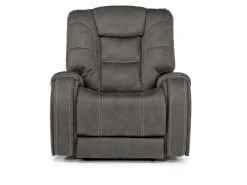 Str 3 Power Recliner W/ Wireless Charger In Gunmetal
