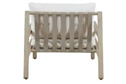 Strapped Outdoor Lounge Chair In Honey