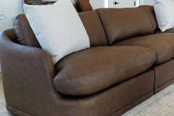 Stratus 5 Piece Sectional In Aline Saddle Leather