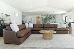 Stratus 6 Piece Sectional In Aline Saddle Leather