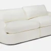 Stratus Crypton Performance Loveseat In Jennie Snow