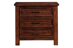 Sullivan Panel Bed W/ Storage, Dresser, Mirror & Nightstand In Drift Gray, Queen