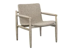 Sumba Outdoor Lounge Chair In Brown