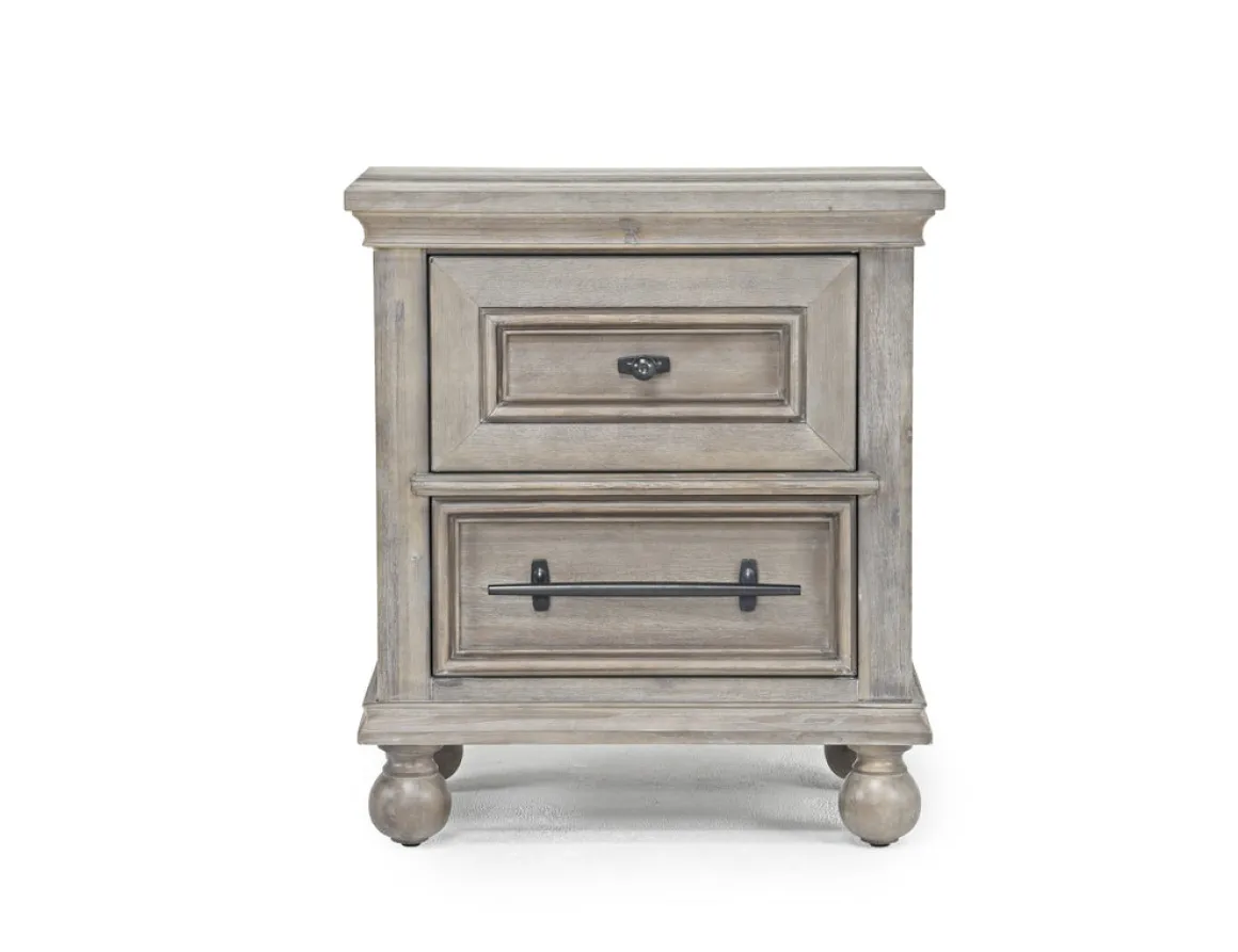 Summer House Nightstand In Fieldstone