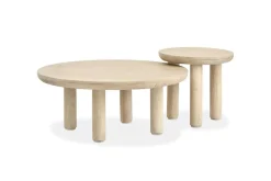 Sunset Cove Nesting Coffee Tables In Sanibel Brown