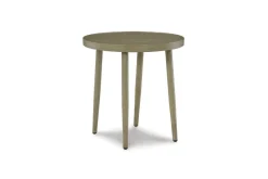 Swiss Valley Outdoor End Table In Beige