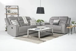 Tahoe Reclining Loveseat In Light Gray