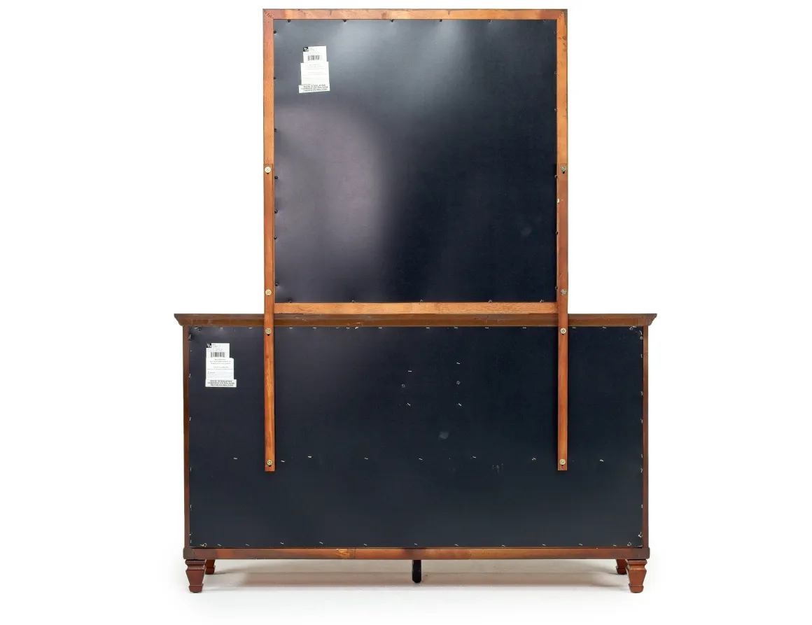 Tamarack Mirror In White