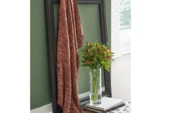 Tamish Throw Blanket In Rust