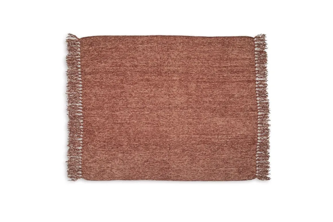 Tamish Throw Blanket In Rust