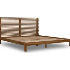 Tanner Platform Bed In Flaxen, Full