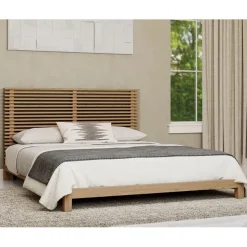 Tanner Platform Bed In Flaxen, Full