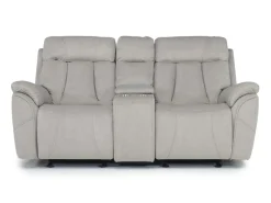 Tate 2 Power Console Loveseat In Dove