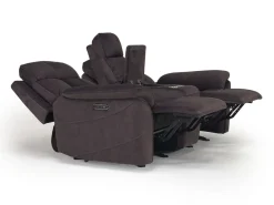 Tate 2 Power Console Loveseat In Dove