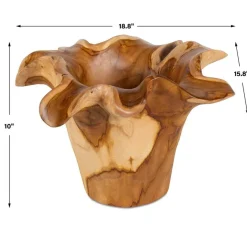 Teakflow Bowl In Brown