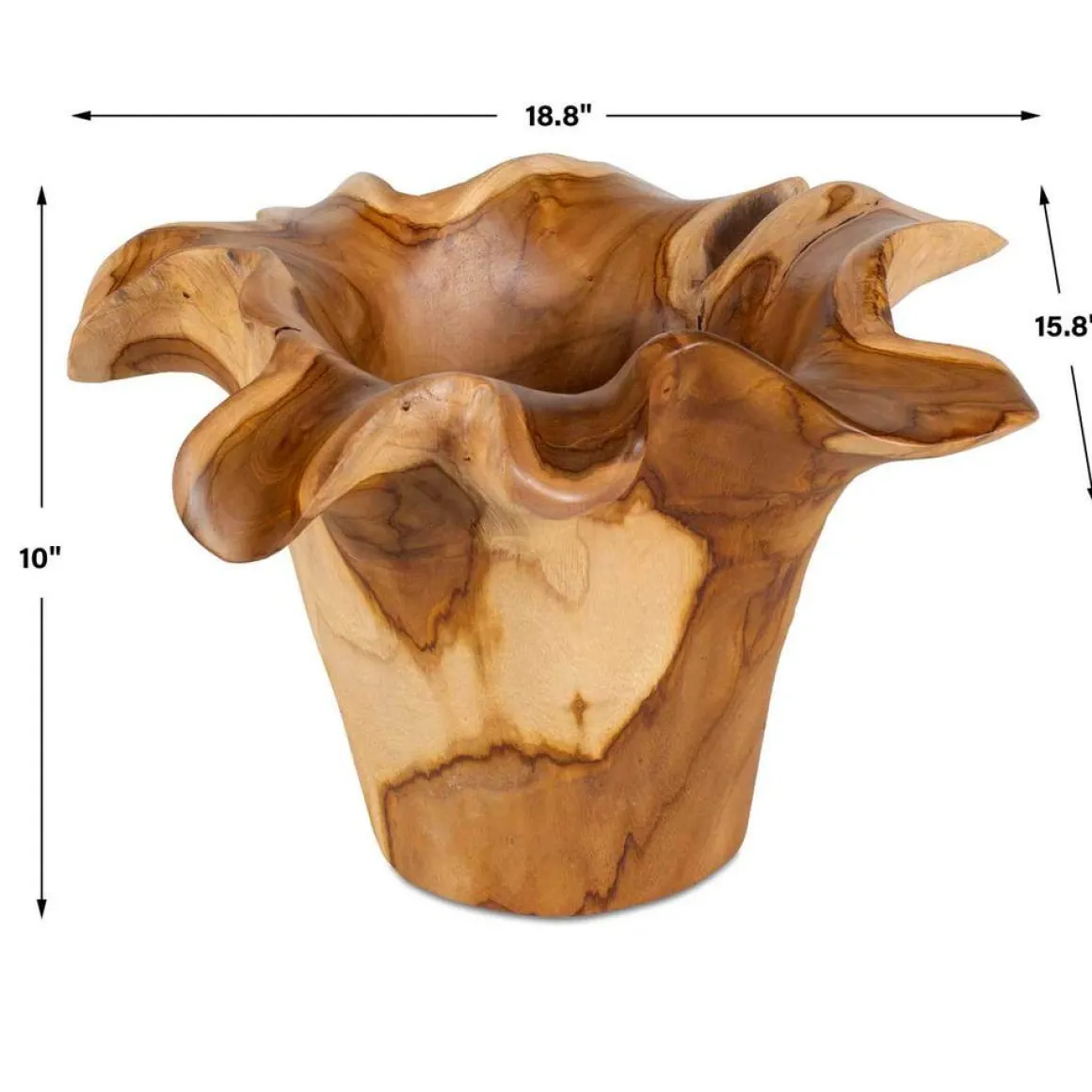 Teakflow Bowl In Brown