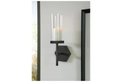 Teelston Candleholder In Gunmetal Finish