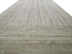 Telluride Dining Table & 4 X-Back Chairs & Bench In Driftwood