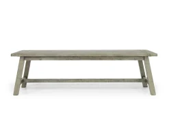 Telluride Dining Table & 6 X-Back Chairs In Driftwood