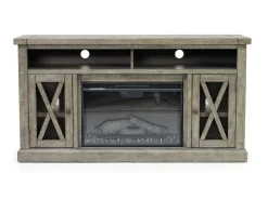 Telluride Fireplace Console In Driftwood