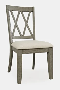 Telluride Round Dining Table & 4 Chairs In Driftwood