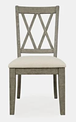 Telluride Round Dining Table & 4 Chairs In Driftwood