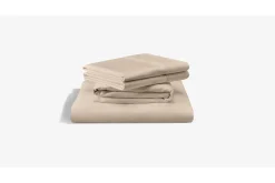Tempur-Pedic Luxe Egyptian Sheets In Silver Mist, Twin