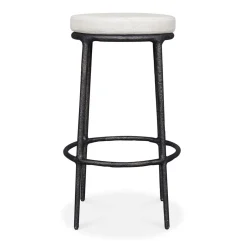 Thayer Outdoor Barstool In Bronze
