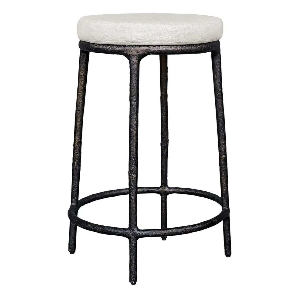 Thayer Outdoor Counter Height Stool In Bronze
