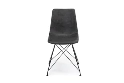 Theo Side Chair In Slate Leather