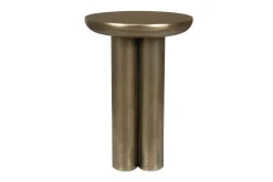 Thorp Outdoor Round Accent Table In Bronze
