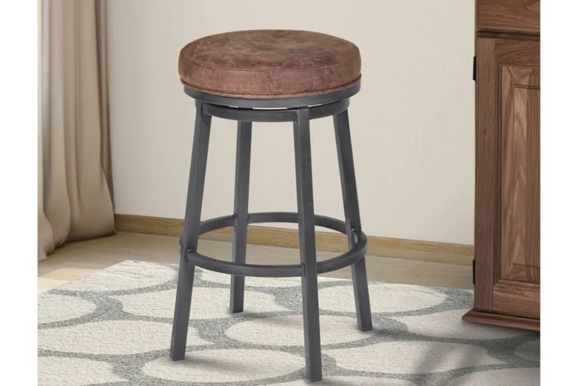 Tilden Bar Height Stool In Bandero Tobacco