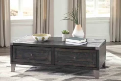 Todoe Coffee Table In Gray