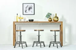 Torjin Counter Height Sofa Bar Table In Brown