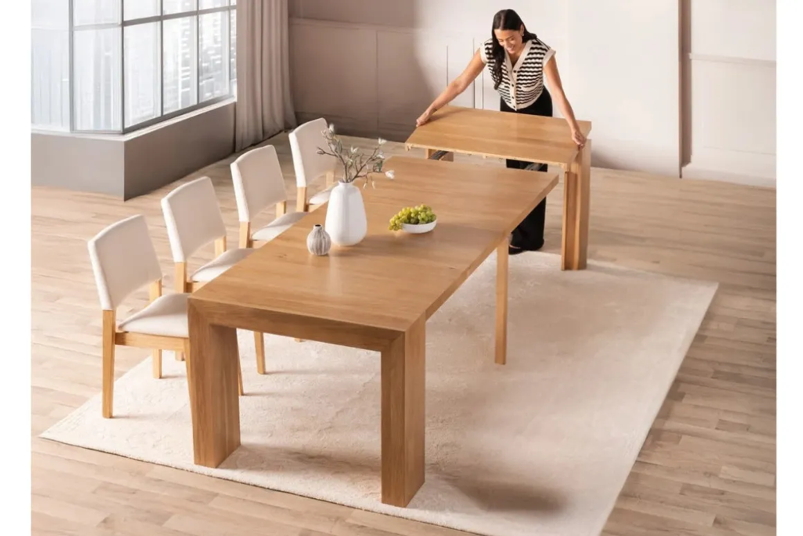 Transformer Extendable Dining Table In Scandinavian Oak
