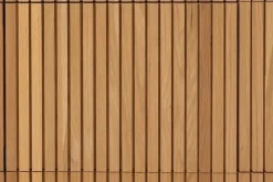 Transformer Round Extendable Dining Bench In Smoked Hickory Dark Gray