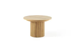 Transformer Round Extendable Dining Table In Scandinavian Oak