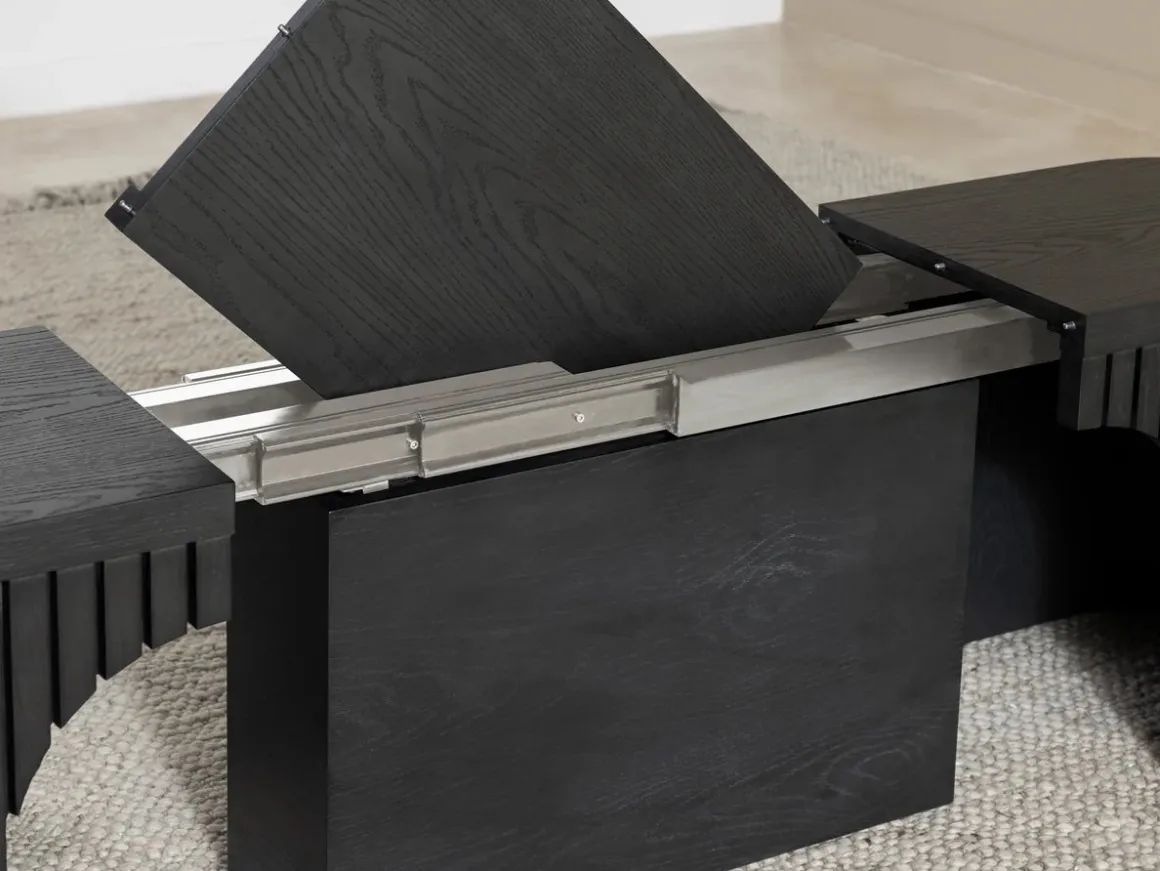 Transformer Round Extendable Dining Table In Scandinavian Oak