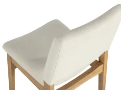 Transformer Stackable Side Chair In Scandinavian Oak & Creamy