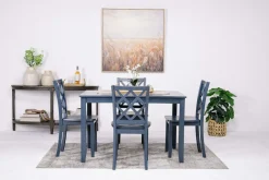 Trellis Side Chair In White