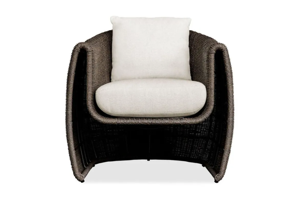 Tropic Outdoor Lounge Chair In Brown