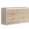 Tullia Dresser W/ Lights In Pearl Line/Eco Stone