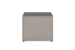 Tullia Nightstand In Pearl Line/Travertino Eco Stone