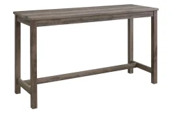 Turner Counter Height Sofa Bar Table W/ 3 Stools In Gray