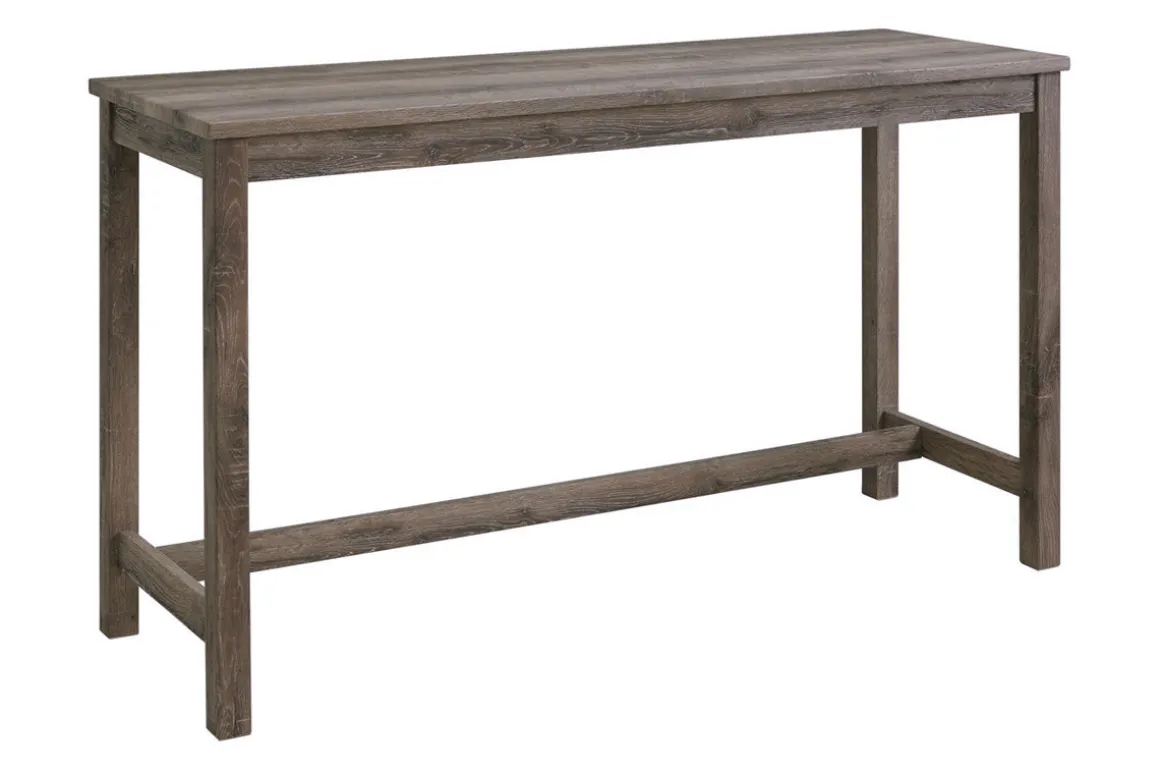 Turner Counter Height Sofa Bar Table W/ 3 Stools In Gray
