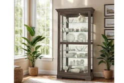 Tyler Curio Cabinet In Auburn