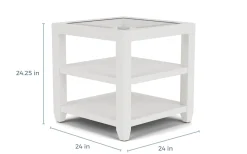 Urban End Table In White