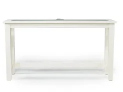 Urban Sofa Bar Table W/ 3 Stools In White