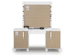 Valentino Vanity & Mirror In Silver